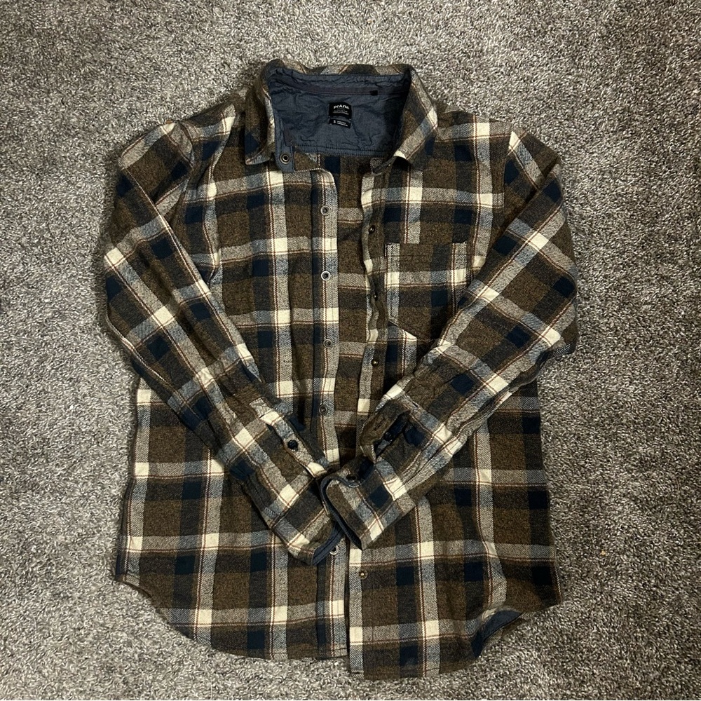 PrAna golden canyon flannel